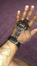 Bracelet Bangle Wristband Chain Link Hand-Glove Skull Punk-Rock Gothic Unisex S244 Cool