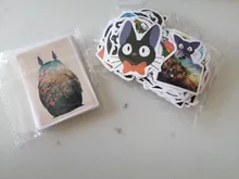 Pegatinas de Miyazaki Hayao Anime de 50/100 Uds., pegatinas de dibujos animados para bicicleta, portátil, libro, equipaje, juguetes para niños