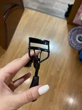 Rizador de pestañas, pinzas con mango curvo, no daña las pestañas, larga duración, maquillaje de ojos, herramientas cosméticas