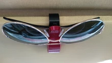 Fastener-Pen-Case Glasses Box Clip-Card Eyeglasses-Accessories Ticket-Holder Auto-Sun-Visor
