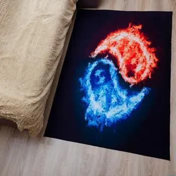 

Children's carpet Yin and Yang mat in the nursery, play mat, carpet on the floor, soft carpet, non slip mat