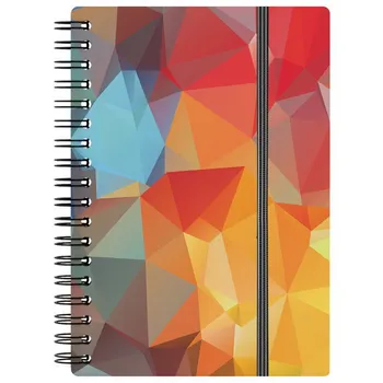 

Notebook (Notepad) general with plastic cover on the spiral dynamique, A6, 80 sheets, Cage, on an elastic band erichkrause 45963ek