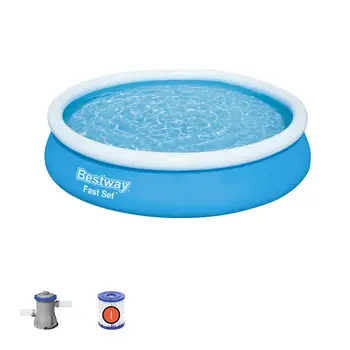 

Round inflatable водораспорный pool fast set 366 х76 cm, 5377 L, with filter pump Bestway, item No. 57274