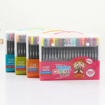 

Touchfive Watercolor Marker Pen Set 40/60/80/100 Colors lettering Sketch Marker Art for Drawing Sketching Painting Art Supplies