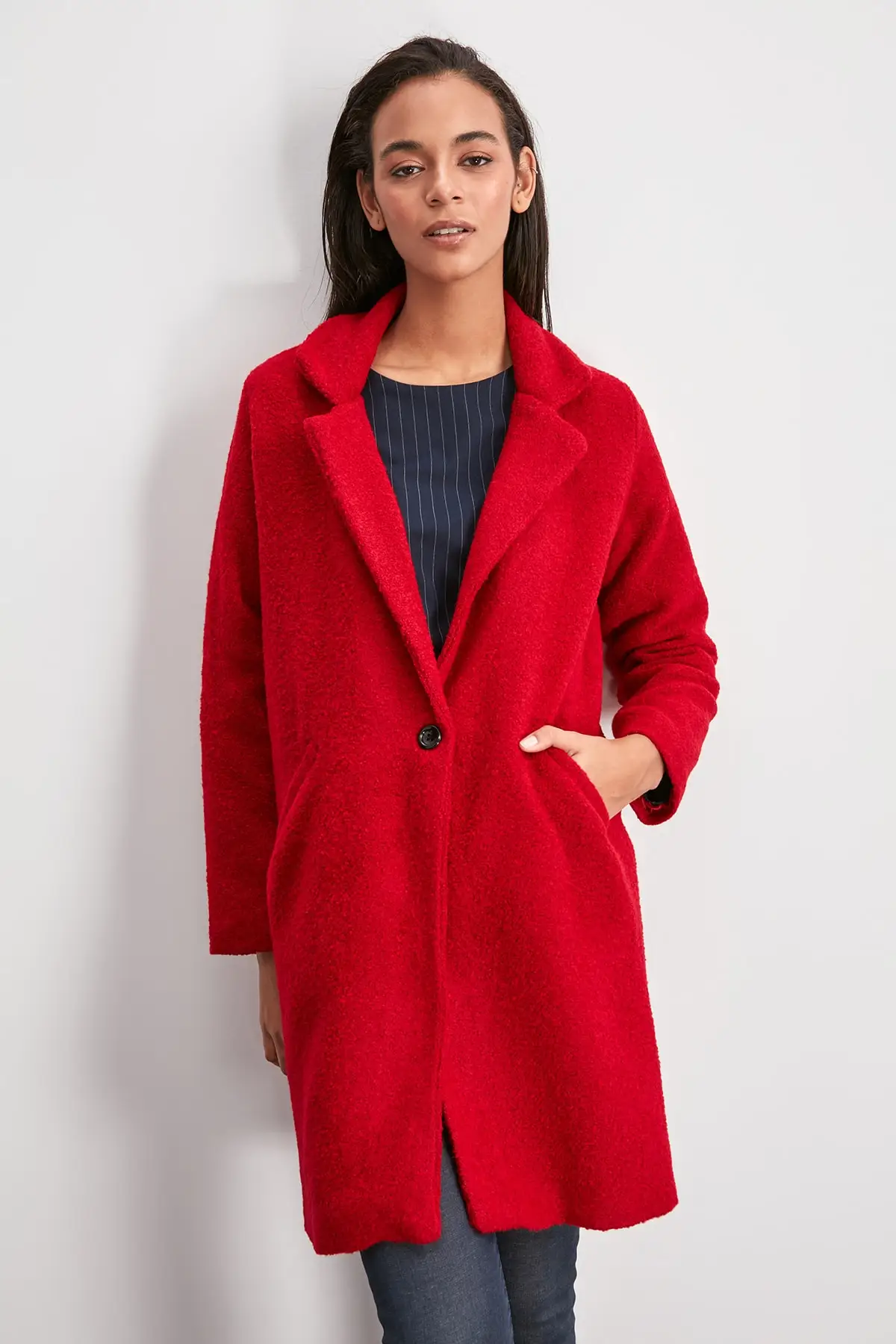 

Trendyol Pocket Detail Coat TWOAW20KB0248.