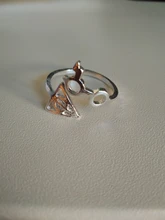 Anillo de gafas clásicas de la muerte para hombre y mujer, anillos abiertos negros con cicatrices de rayo para parejas, joyería para dedo