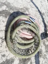 5 Juegos de cierres magnéticos para fabricación de joyas, 3, 4, 6, 7, 8, 10, 12, 14 y 15mm, cordón de cuero, Conector de collar, tapa final, accesorio DIY