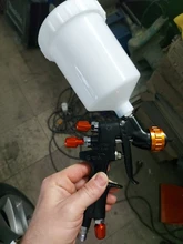 HVLP-pistola de aspersión por gravedad, 1,3mm, copa de 600CC, manual, con accesorios de PISTOLA DE PULVERIZACIÓN
