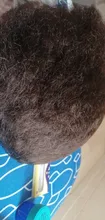 Yaki recto Afro corto sintético, pelucas para mujeres negras africanos Fluffy Pelo Rizado marrón oscuro Natural de Color rojo Cosplay