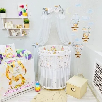 

Комплект в кроватку "Радуга 2" Комплекты в круглую/овальную кроватку