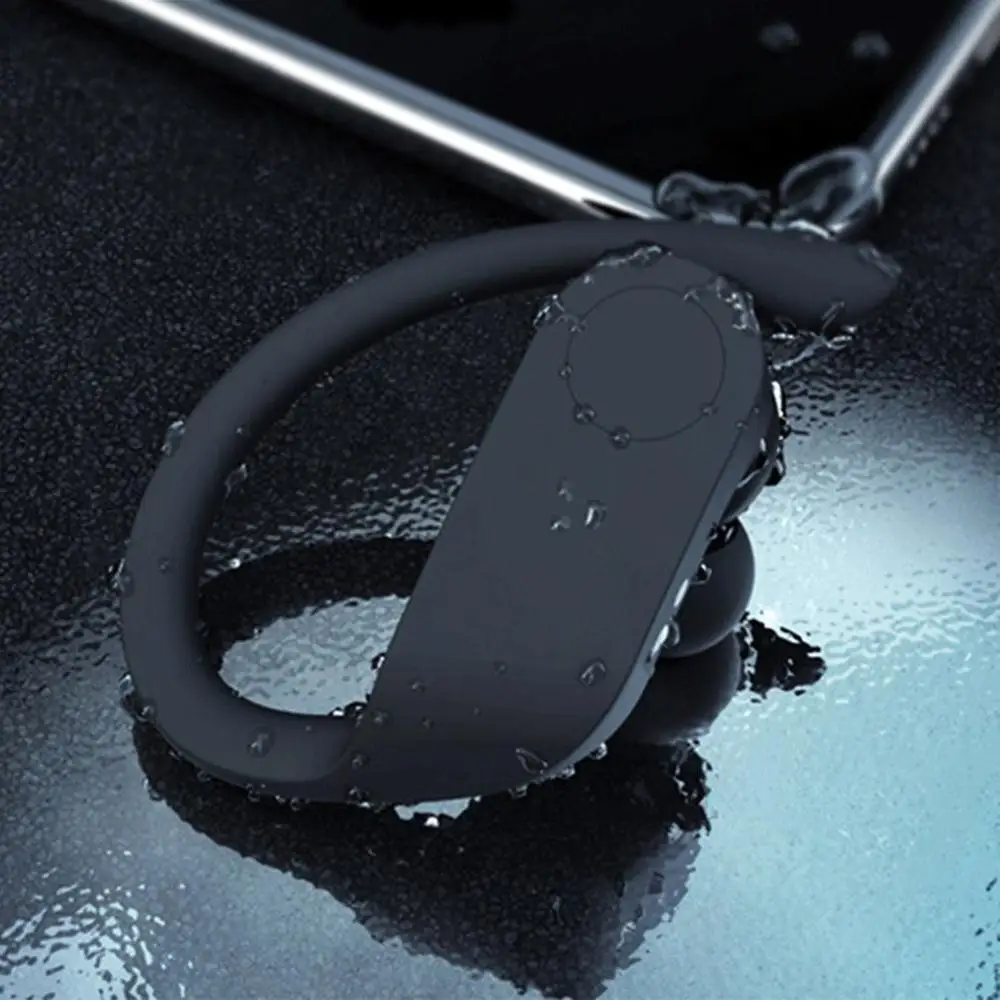 B10 TWS Bluetooth 5 0 Earphone Ear Hook Sport Wireless Headset With Mic Waterproof Noise Cancelling Headphone