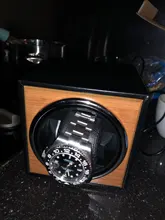 Fuente de alimentación USB, caja de bobinado de reloj mecánico negro, agitador de Motor, Mini soporte para bobinadora de reloj, mostrar el almacenamiento de joyas, Organizador