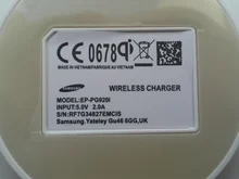 Original Samsung inalámbrico adaptador de cargador qi de carga para Galaxy S7 S6 borde S8 S9 S10 Plus Nota 4 5 para Iphone 8 X XS X XR mi 9