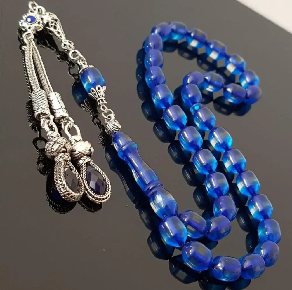 

Islam Tasbih Muslim Rosary Beads 33 Prayer Rosary For Men Bracelet For Men Accessory amber stone Handmade Made in Turkey