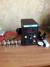 Eruntop-Estación de soldadura Digital LED 858D, desoldadura de hierro para soldar, BGA refundido, pistola de aire caliente