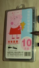 Pluma estilográfica azul, paquete de 10 unidades, bomba Convertidora de recarga de tinta, cartuchos recarga para pluma de 3,4mm