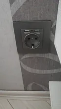 SRAN-toma de corriente de la UE, enchufe con puerto de carga usb 2.1A 16A, Panel de PC blanco 86mm * 86mm, toma de pared de Rusia y España