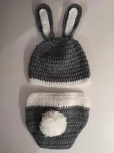 Accesorios de fotografía para recién nacido, gorro para niña y niño, gorra de punto de ganchillo, traje, ropa para recién nacido, accesorios para bebé