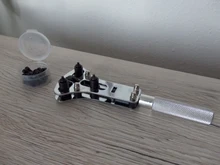 Kit de herramientas de reparación de relojes caja para reloj de pulsera abridor tornillo ajustable herramienta de retirada de Parte posterior llave herramienta de la reparación de la caja de reloj abridor llave reloj
