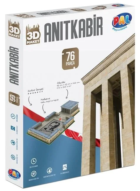 Pal мавзолей Ататюрка 3D головоломка 76 шт 215894772 |