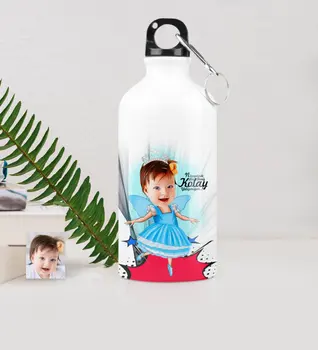 

Personalized Female Child Caricature Of Metal Water bowl (500 ml.) 1