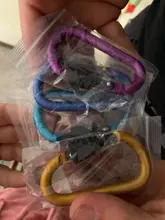 Kit de mosquetones para camping, herramienta de aluminio para supervivencia, gancho para escalada, campamento, exteriores, montañismo, GYH, 4 unidades