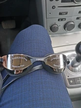 COPOZZ profesional impermeable chapado claro doble Anti-niebla gafas de natación Anti-UV de las mujeres de los hombres gafas de natación gafas con el caso