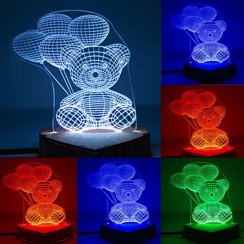 медведь с четырьмя шариками1