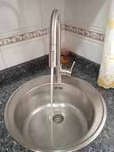 Tap Auto Faucet Sink Touch-Sensor Sense Stainless-Steel Kitchen Smart Pull-Down Cold-Mixer