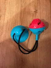 Toy Toothbrush-Brush Dog-Toy Silicon-Suction-Cup Dogs Tooth-Cleaning Pet Push-Ball Tug
