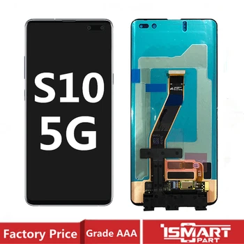 

Super AMOLED Original For Samsung Galaxy S10 5G LCD Display Touch Screen With Frame Digitizer Assembly G977N G997B G997U