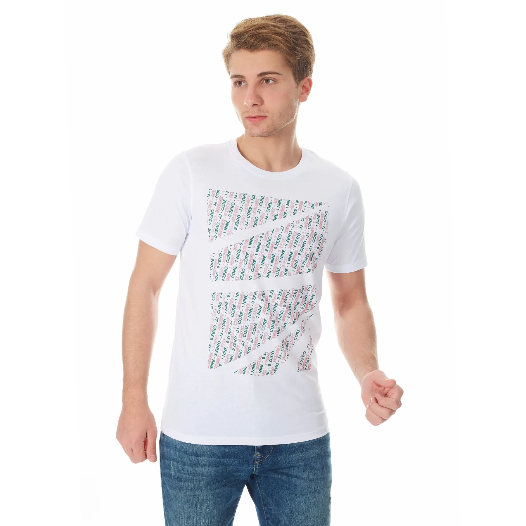 Jack& Jones Core Jcokings T shirirt 12148552 - Цвет: Белый