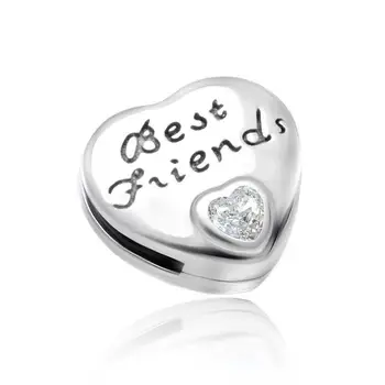 

Charm of silver "friends"
