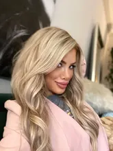 Extensiones de Cabello con cinta brillante, cabello humano Natural Remy de 100%, trama de piel invisible, sin costuras, Color rubio, pegamento para salón