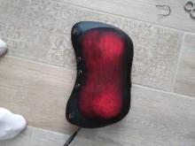 Almohada de masaje de cabeza relajante, VIBRADOR ELÉCTRICO para hombros, espalda, calefacción, terapia infrarroja, masajeador de cuello shiatsu, 8 unidades