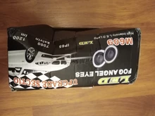 LED DRL Driving-Lights Fog-Lamp Angel-Eyes Pink Universal Yellow Blue 64mm 12V White