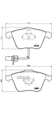 Колодки Тормозные Передние Brembo P85084 Brembo арт. P85084