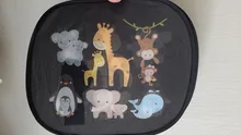 Parasoles de coche de diseño creativo para ventana de coche, escudo térmico para ventana trasera y lateral, protección para ventana de bebé, venta al por mayor