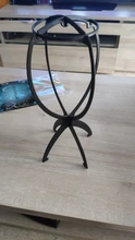 Alileader-soporte para pelucas de plástico para cabeza de maniquí peluca plegable soporte para pelucas