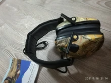 ZOHAN-orejera electrónica táctica para caza, auriculares con reducción de ruido, protección auditiva, NRR, 22db