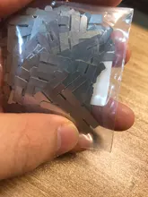 Hojas de correa de acero niquelado para máquina de soldadura por puntos de batería, 100 Uds., 0,15x8x25H