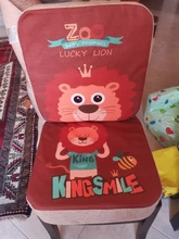JXM-cojín elevador para silla de comedor de bebé, cojín para asiento de silla con dibujos animados para niños, elevación de silla de paseo