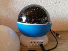 Proyector LED de estrellas para Noche de Luna, lámpara de luz nocturna giratoria de cielo para niños, dormitorio de bebé, regalo de Navidad