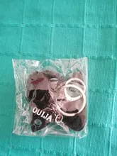 Ouija-Llavero con forma de pompón de resina para mujer, llavero de mano con bola de inflado, artesanía de tablero Punk, 1 unidad