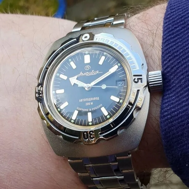 Watch Vostok Amphibia 090679 self-winding waterproof afbeelding