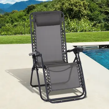

Folding chair hammock chaise lounge chair zero gravity beach pool camping rests good header