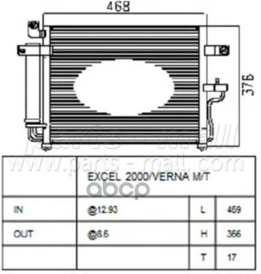 Рaдиатор Ac Pxnca-076 Parts Mall. PXNCA-076 | Автомобили и мотоциклы
