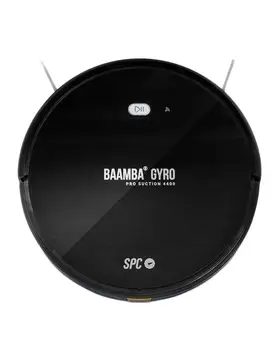 

ROBOT vacuum cleaner SPC BAAMBA GYRO PRO SUCTION 4400 - 6 modes cleaning-dust tank 0.6L-tank of water 350ML-filter HE