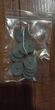 XCAN-piedra hoja de molienda para Dremel, aluminio verde, herramientas rotativas, 10 Uds.