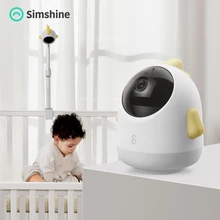Simshine – moniteur intelligent pour bébé, caméra de Surveillance vidéo et audio sans fil, haute résolution, 4mp, avec Vision nocturne, pour nounou 